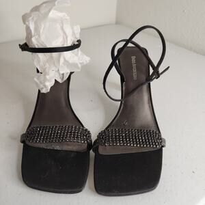 Enzo Angiolini 8.5 Black Heel  Open Toe Shoes